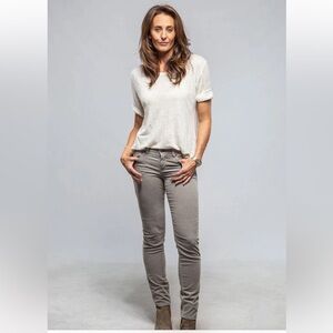 MAC Slim Baby Soft Corduroy In Light Ash Grey Pants Size 32/US 2.